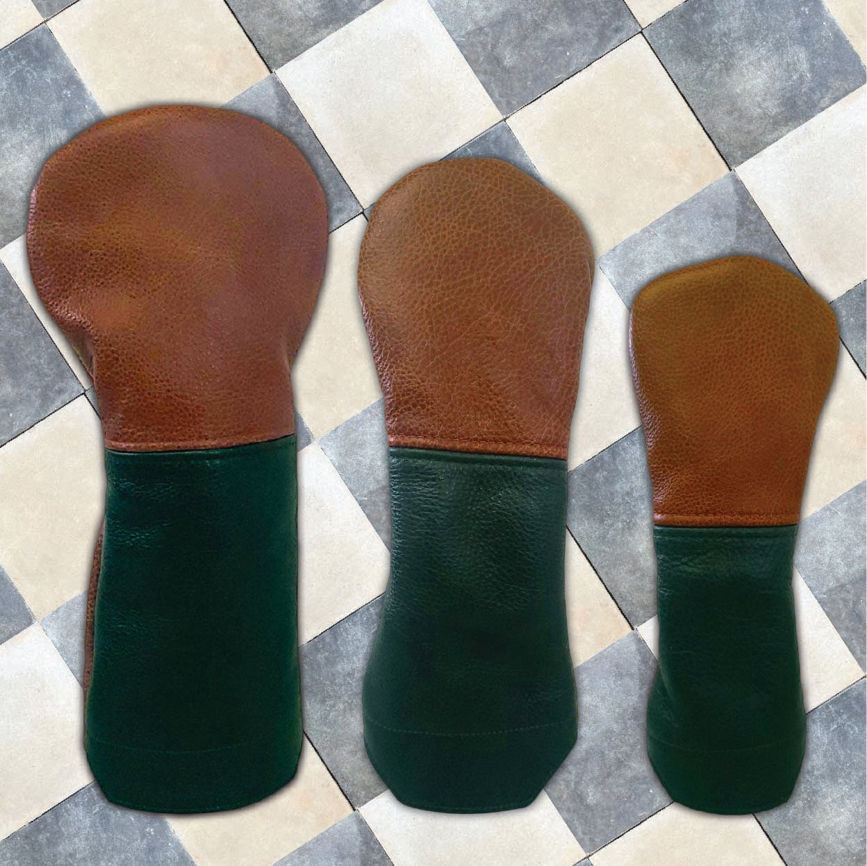 French Seam Italian Torino Leather Headcovers