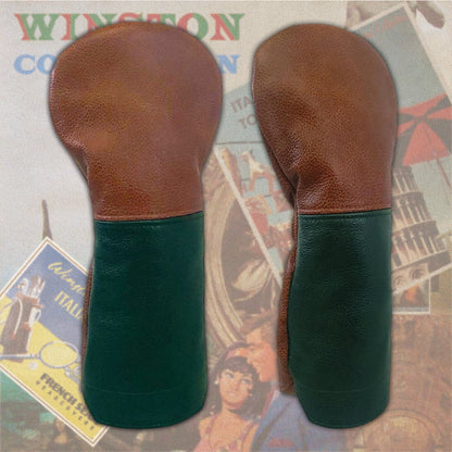 French Seam Italian Torino Leather Headcovers