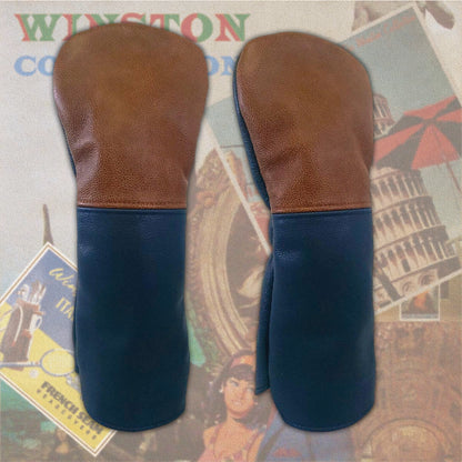 French Seam Italian Torino Leather Headcovers