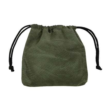 Drawstring Player's Pouch, Waxed Canvas