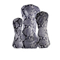 Exotic Snakeskin Leather Headcovers - Hybrid - Clay