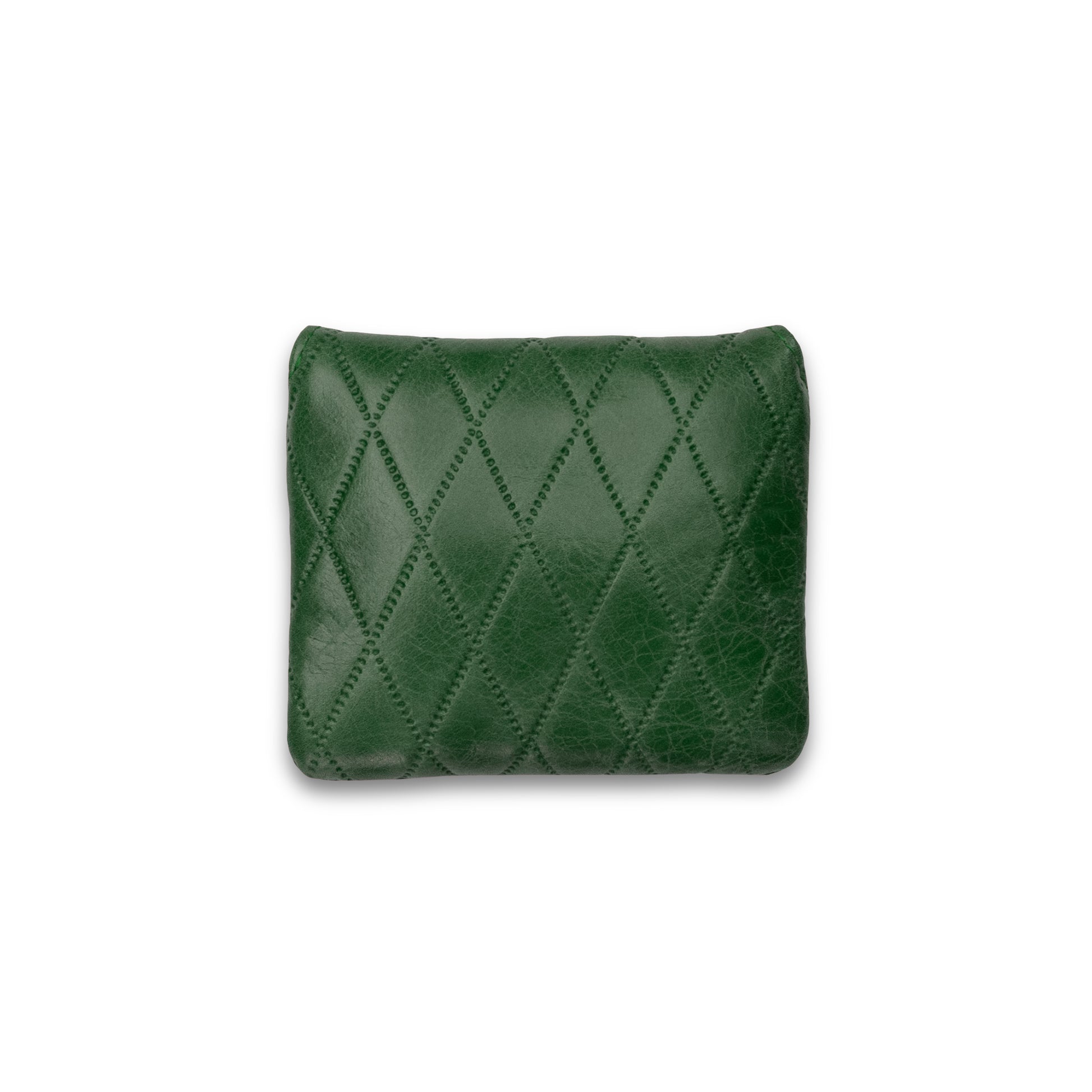Aberdeen Diamond Leather Mallet Putter Cover - Forest Green