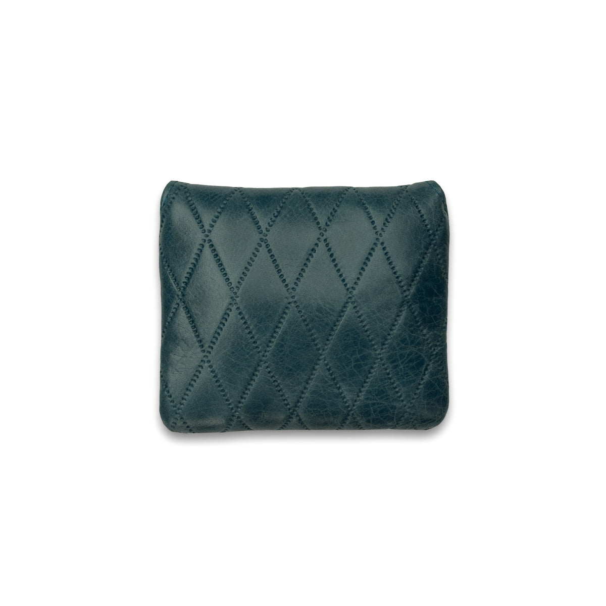Aberdeen Diamond Leather Mallet Putter Cover - Peacock