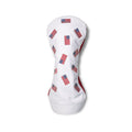 American Flag Headcovers - Driver - White Front Leather/Red Back Leather