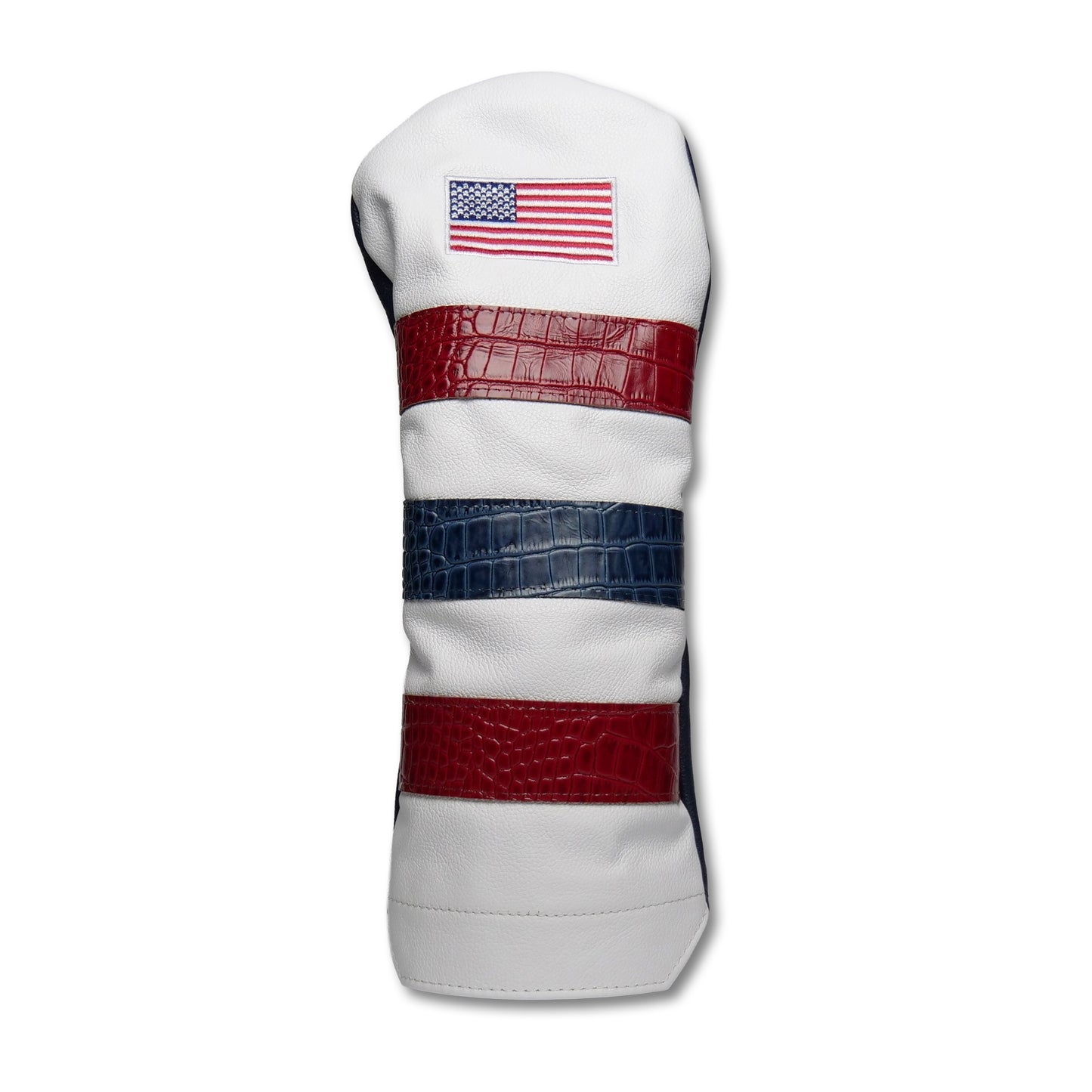 USA Flag Gator Signature Stripe Gator Leather Driver Headcover