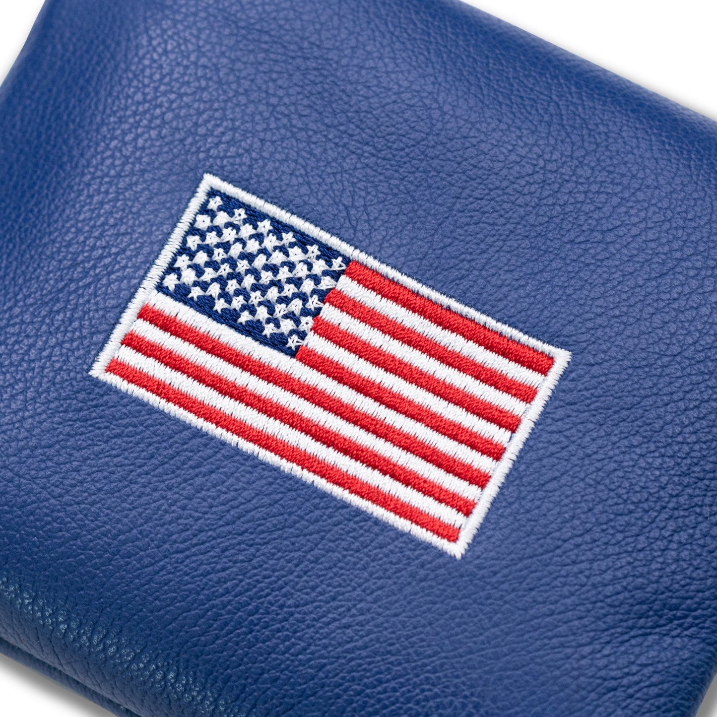 Mallet Putter Covers with American Flag in Tradition Leather