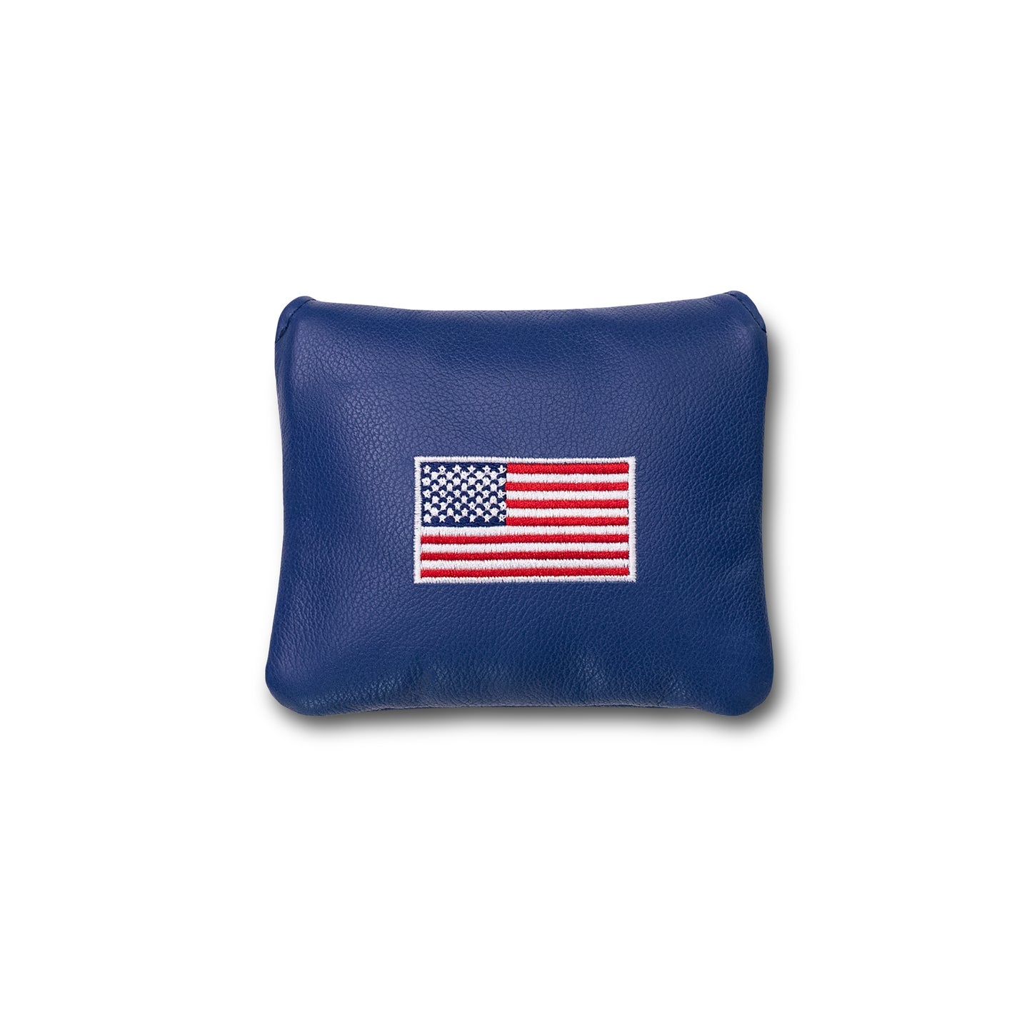 Classic American Flag Universal Mallet Leather Putter Covers - Ocean Blue