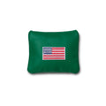 Classic American Flag Universal Mallet Leather Putter Covers - Kelly Green