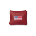 Classic American Flag Universal Mallet Leather Putter Covers - Red
