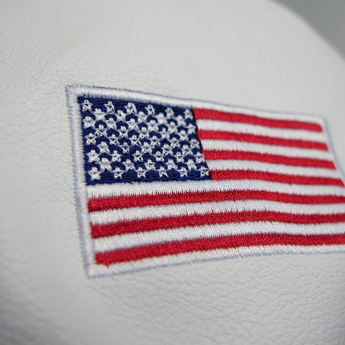 USA Flag Three Stripe Leather Headcovers