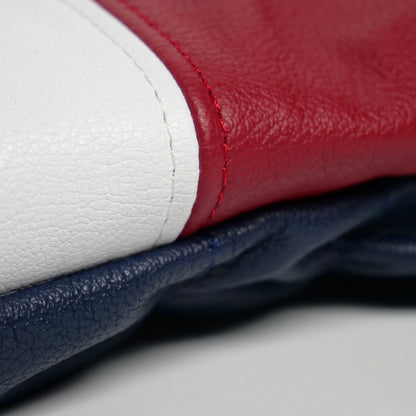 USA Flag French Seam American Leather Headcovers