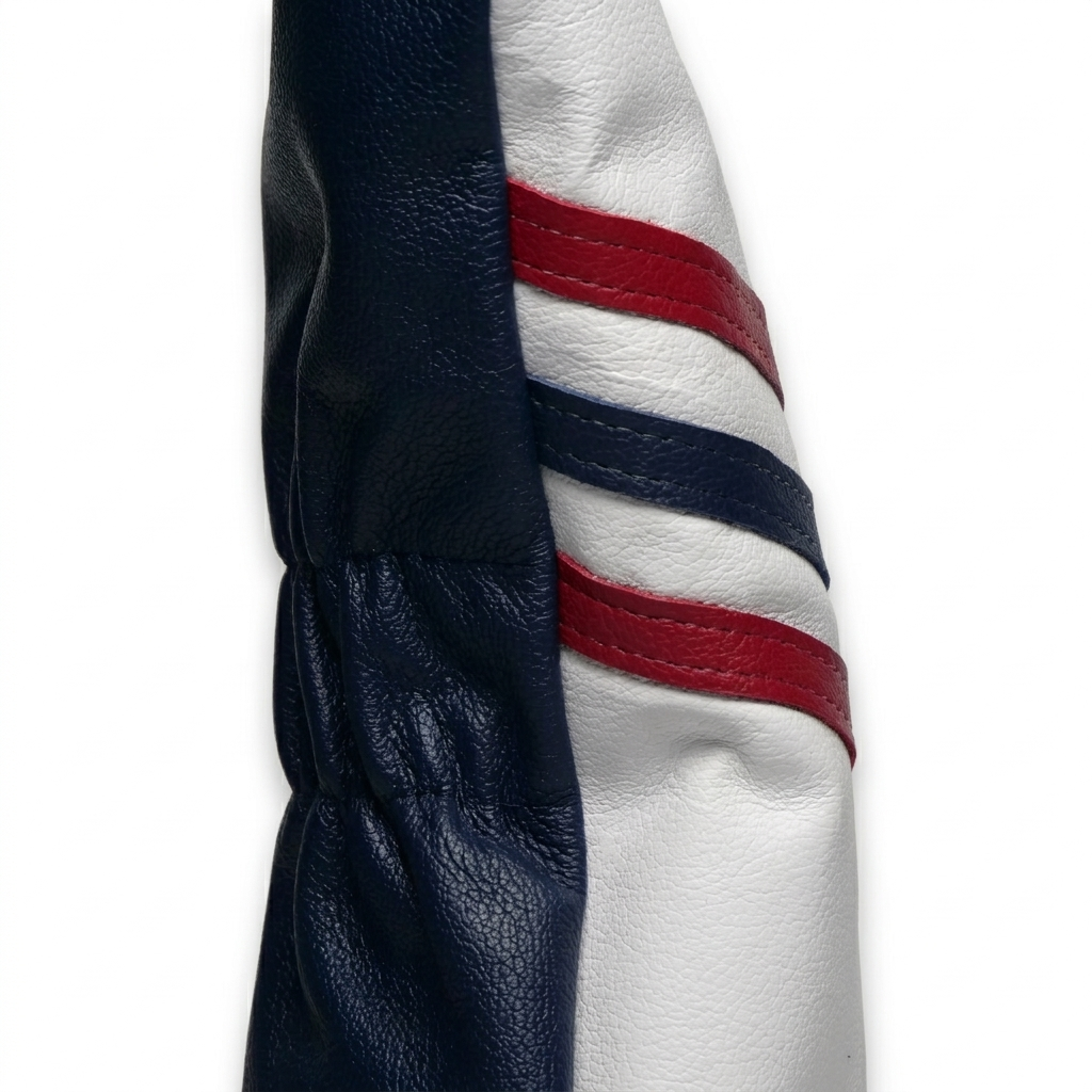 USA Flag Three Stripe Leather Headcovers