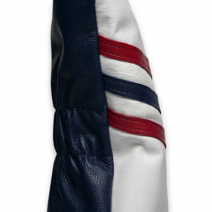USA Flag Three Stripe Leather Headcovers