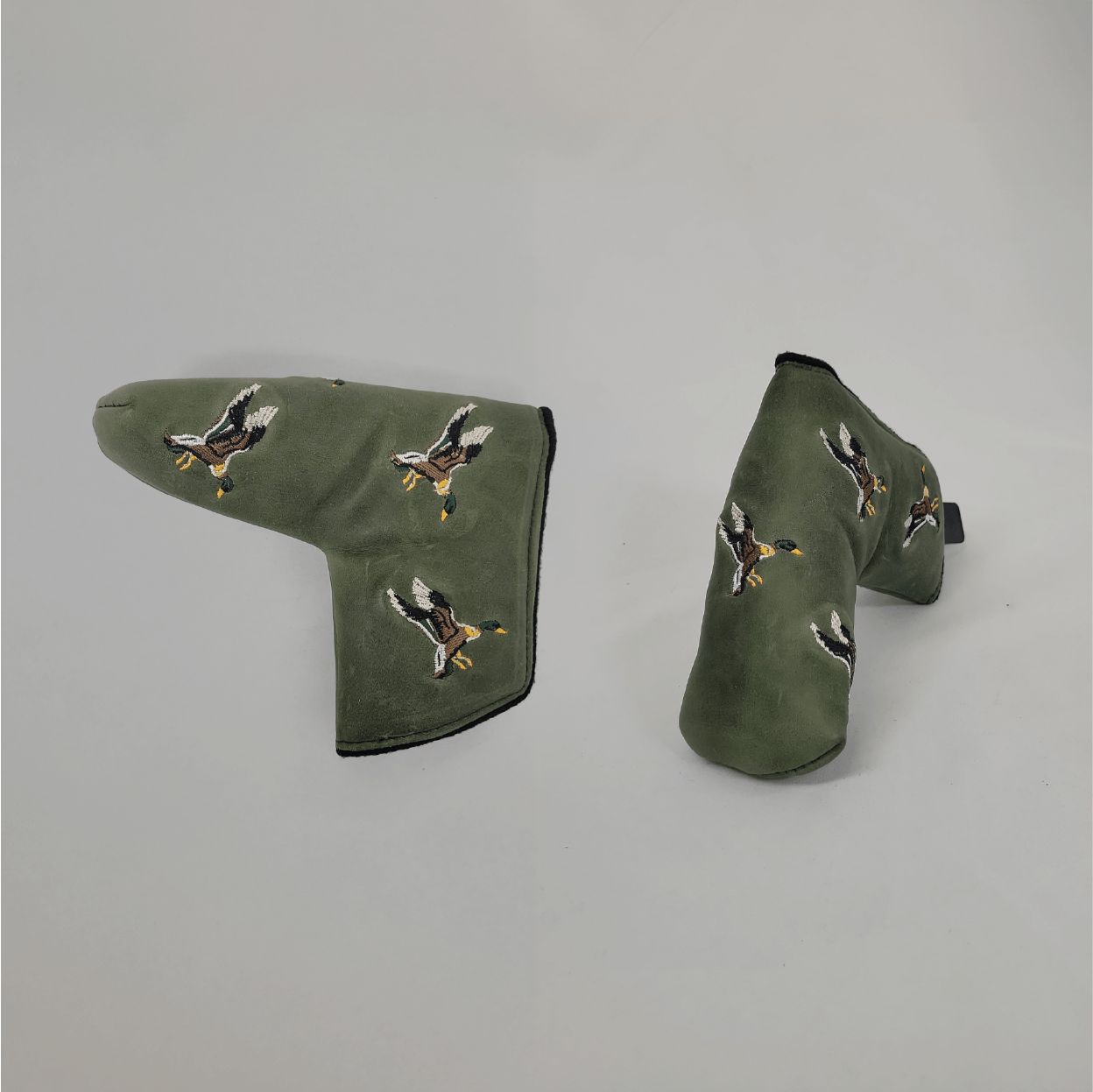 Flying Mallard Pullup Leather Blade Putter Cover