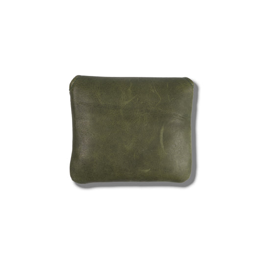 Mallet Putter Cover in Pull-Up Leather - Forest Green