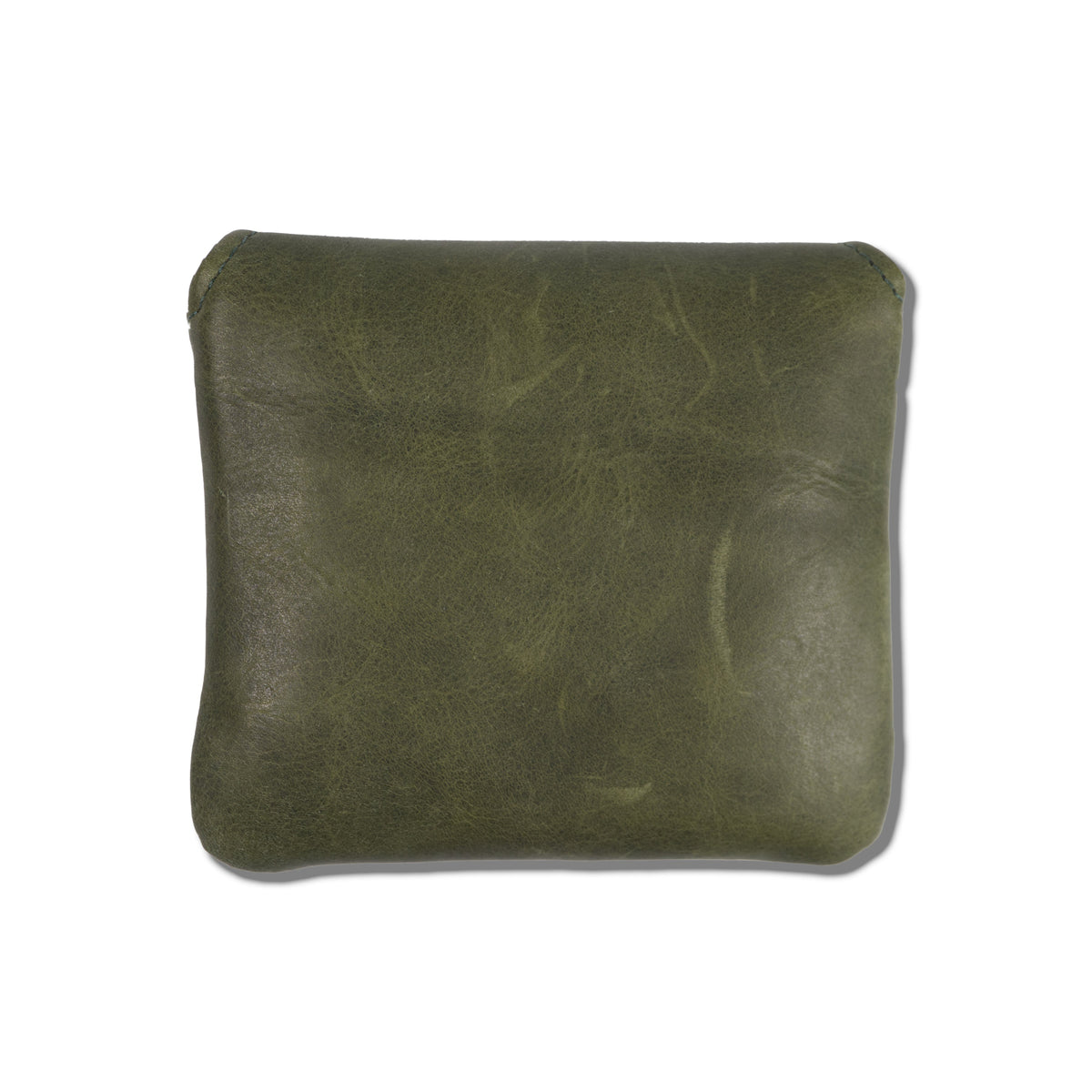Standard Center Shaft Putter Headcover in Premium Pull-Up Leather - Forest Green