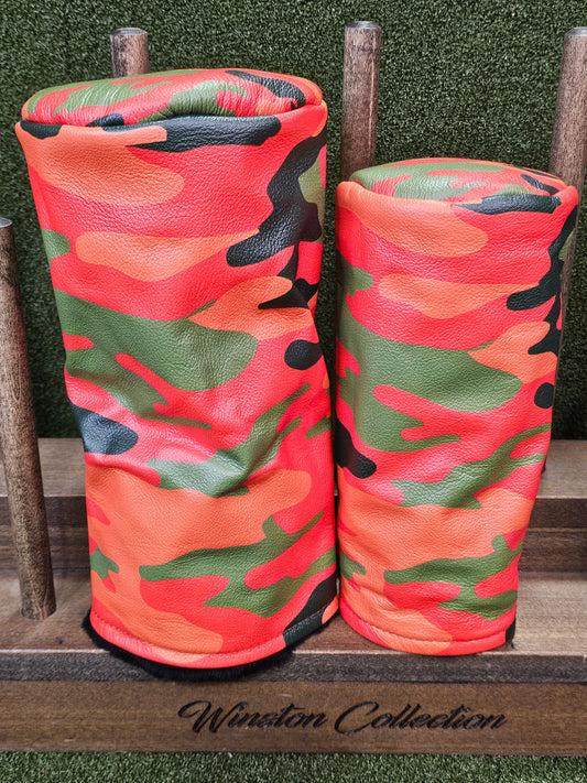 Barrel Driver/Fairway Leopard Headcover Set -BL