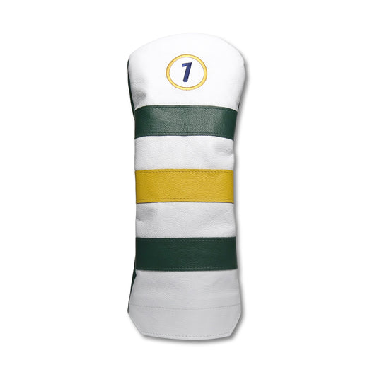 Signature Stripe Number One Leather Driver Headcovers - Winston Collection