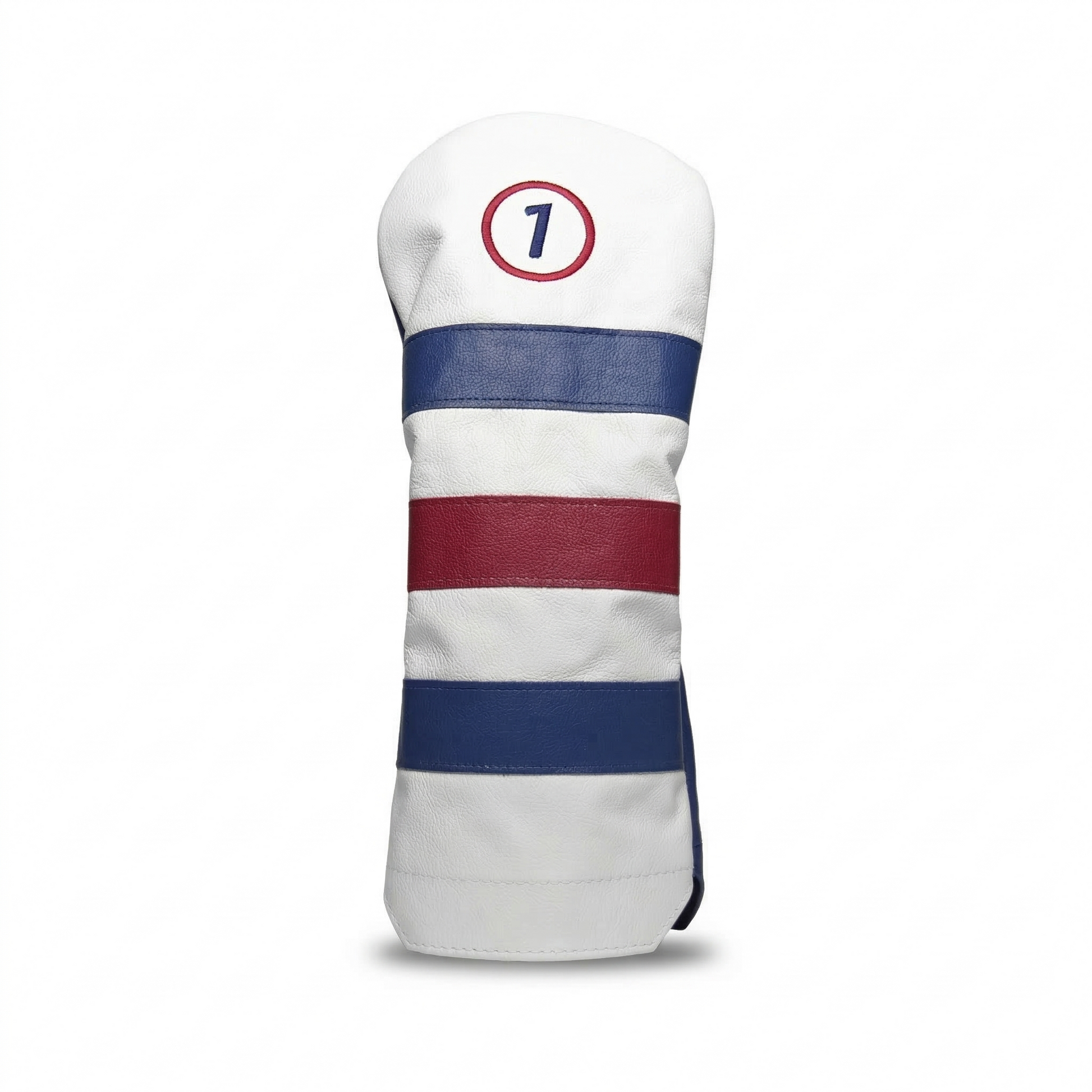 Signature Stripe Number One Leather Driver Headcovers - Winston Collection