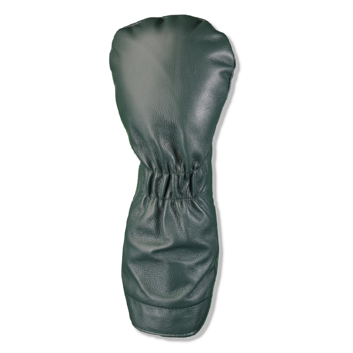 Campground Mural Leather Headcover - Dark Green