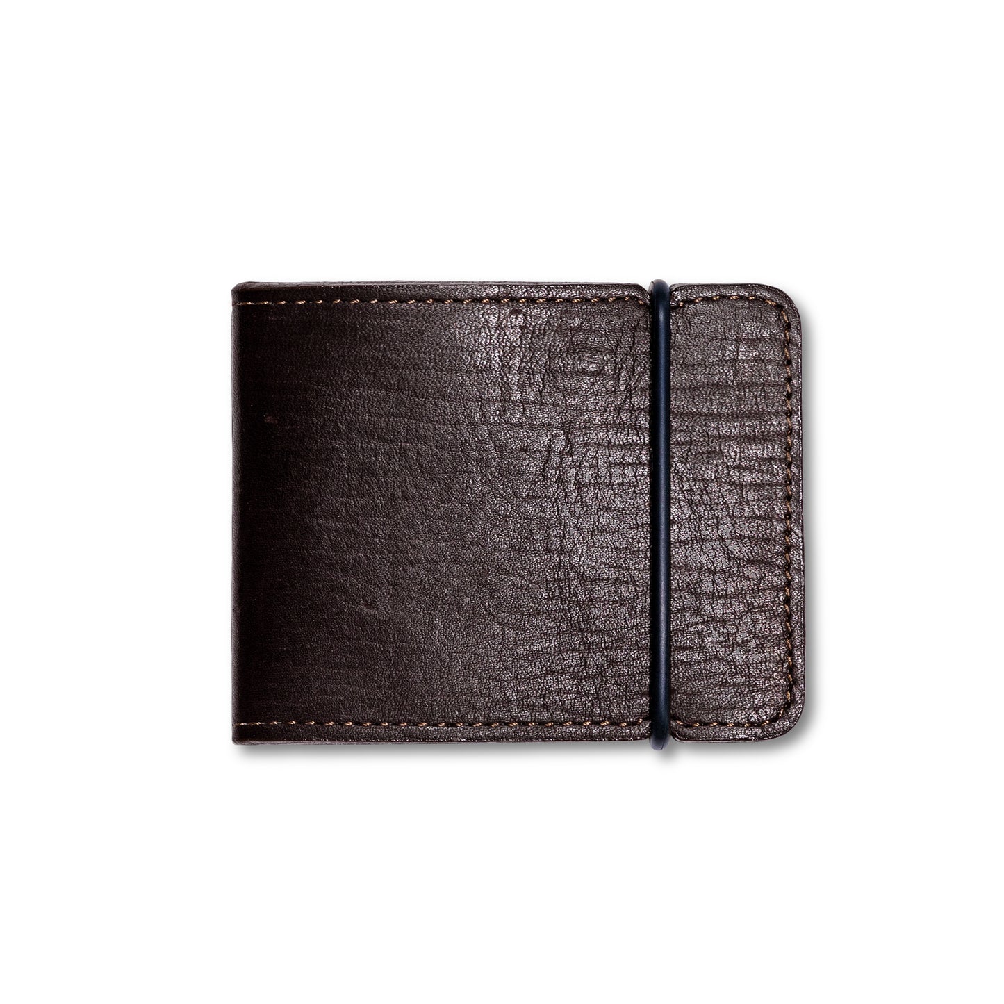 Cash Cover Wallet in Colombian Leather - Cafe