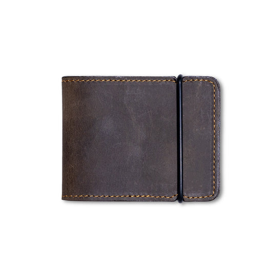 Cash Cover Wallet in Crazy Horse Leather