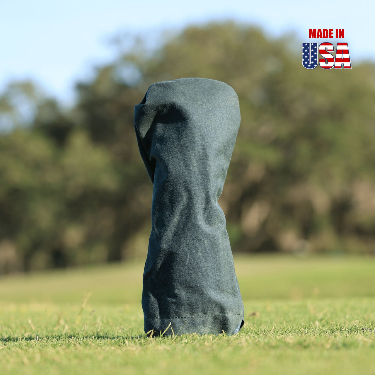 Solid Olive Waxed Canvas Golf Headcovers 5