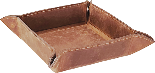 Stash Tray, Crazy Horse Leather