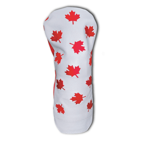 Canadian Red Maple Leafs Leather Headcovers
