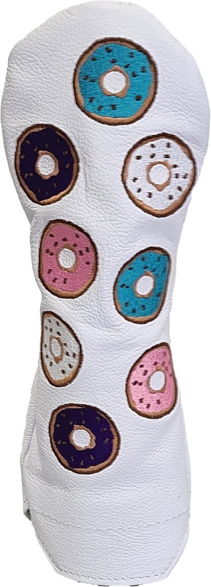 Donut American Leather Hybrid Headcover White