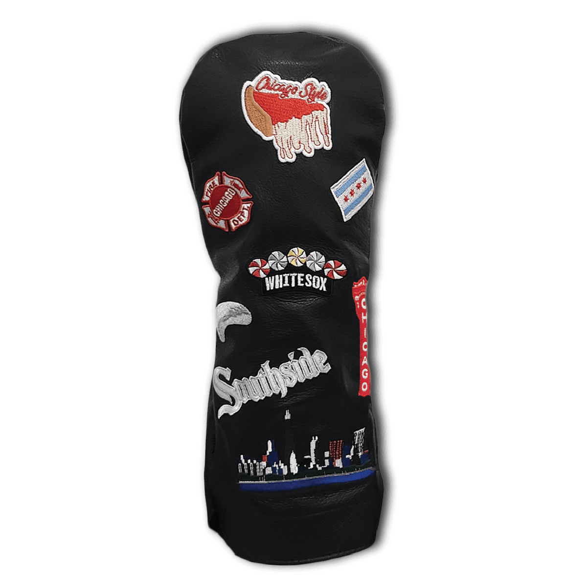 Chicago Iconic Mural Headcovers - Driver - Black
