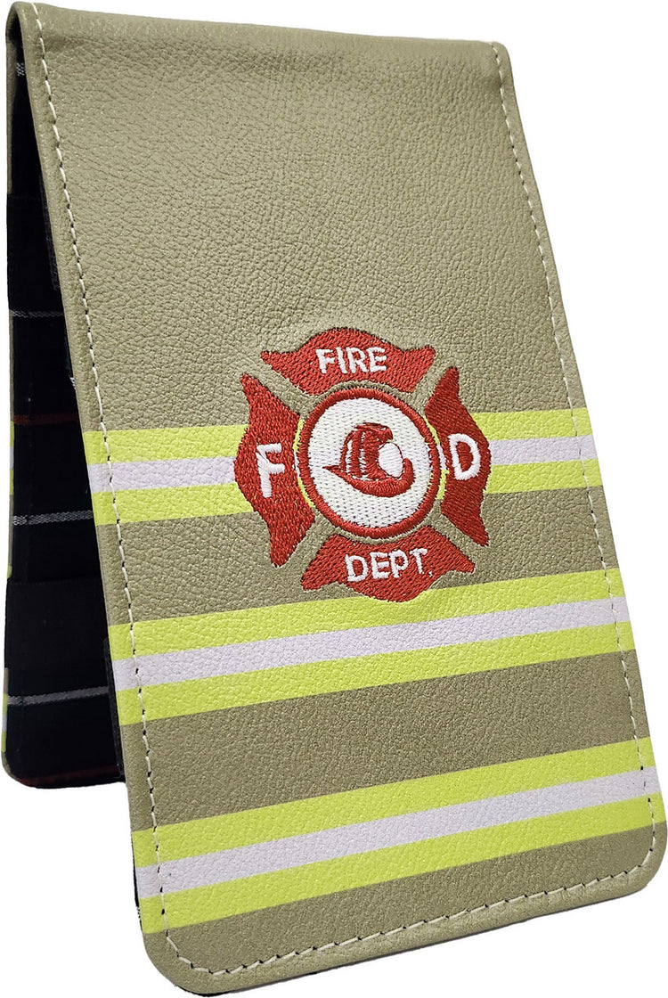 Fire Fighter Leather Yardage Book and Scorecard Holder
