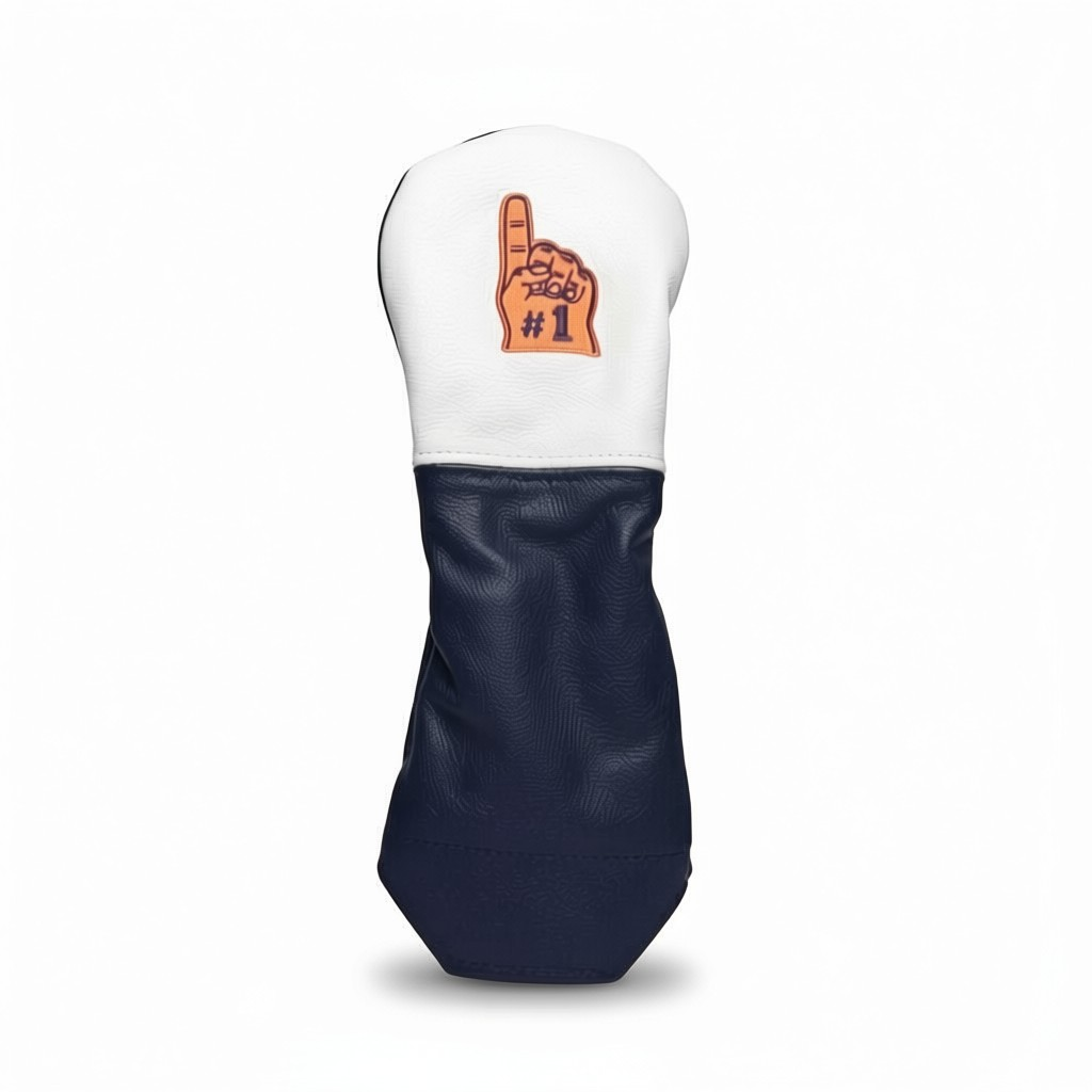 French Seam Foam Finger Leather Headcovers - Winston Collection