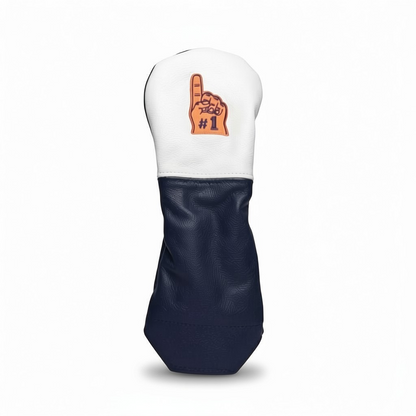 French Seam Foam Finger Leather Headcovers - Winston Collection