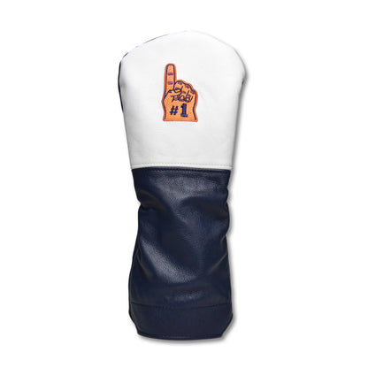 French Seam Foam Finger Leather Headcovers - Winston Collection