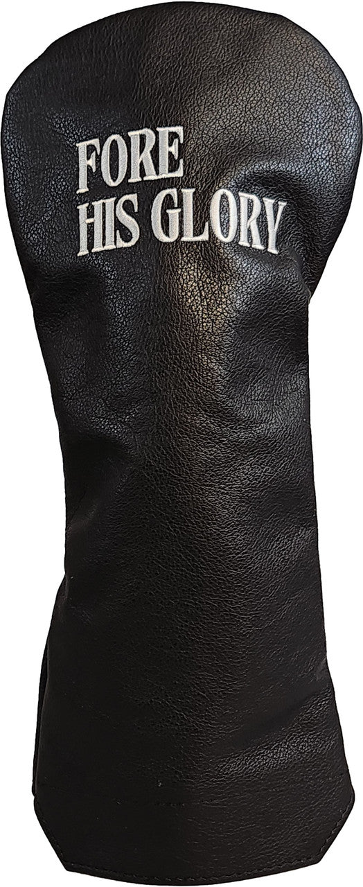 Black American Leather Driver Headcover