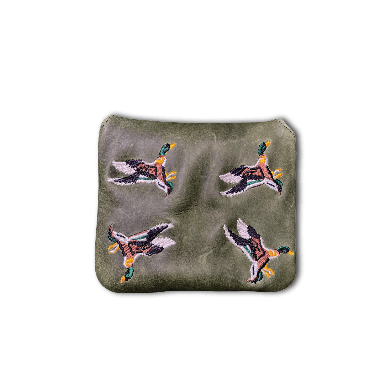 Flying Mallard Pullup Leather Universal Mallet Putter Cover