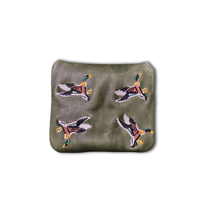 Flying Mallard Pullup Leather Universal Mallet Putter Cover