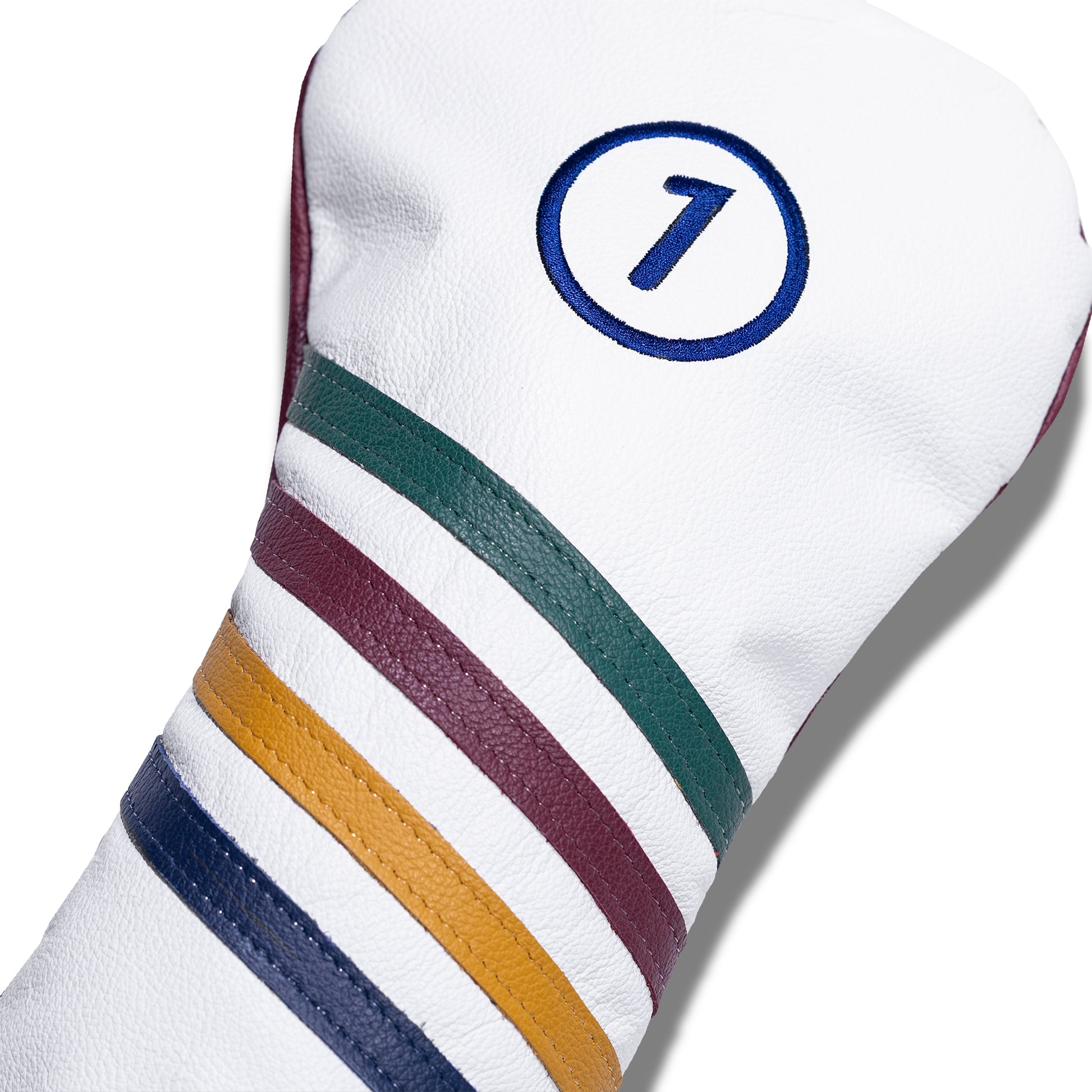Four Stripe Circle Label Tradition Leather Headcovers - Driver