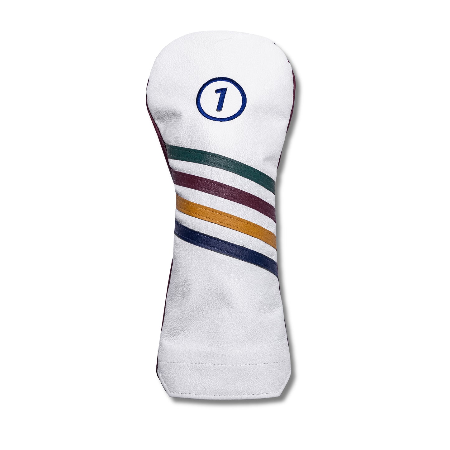 Four Stripe Circle Label Tradition Leather Headcovers - Driver