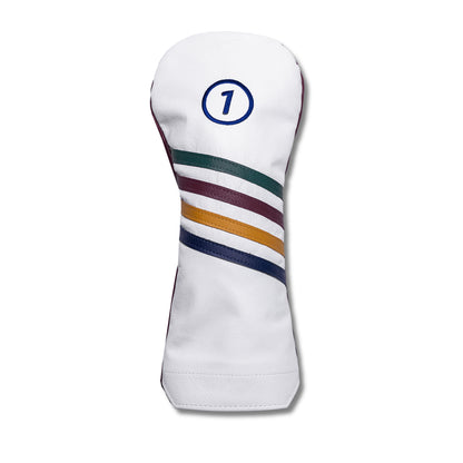 Four Stripe Circle Label Tradition Leather Headcovers - Driver