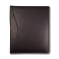 Three Ring Binder in Colombian Leather - Cafe