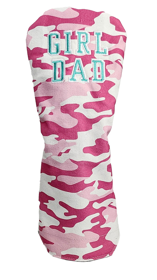 Girl Dad Canvas Golf Headcovers