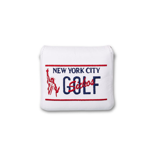 New York City Golf Sickos & Course Maps Mallet Putter Cover