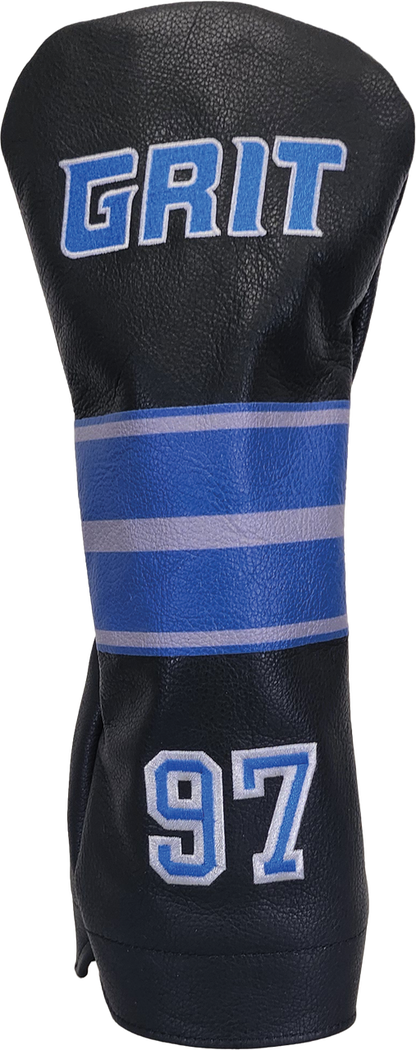Detroit Grit Black Leather Driver Headcover #97