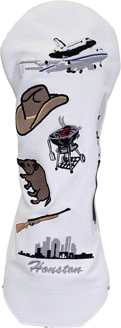 Houston Mural Fairway Headcover-White