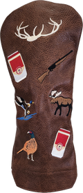 Hunting Retreat Torino Italian Leather Headcovers - Driver
