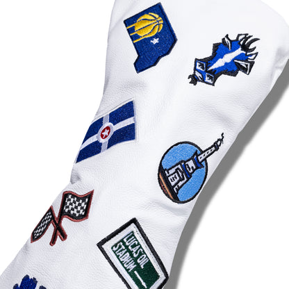 Indiana's Mural Leather Headcovers - Driver