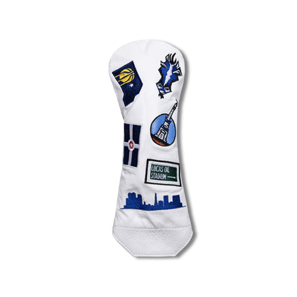 Indiana's Mural Leather Headcovers - Fairway