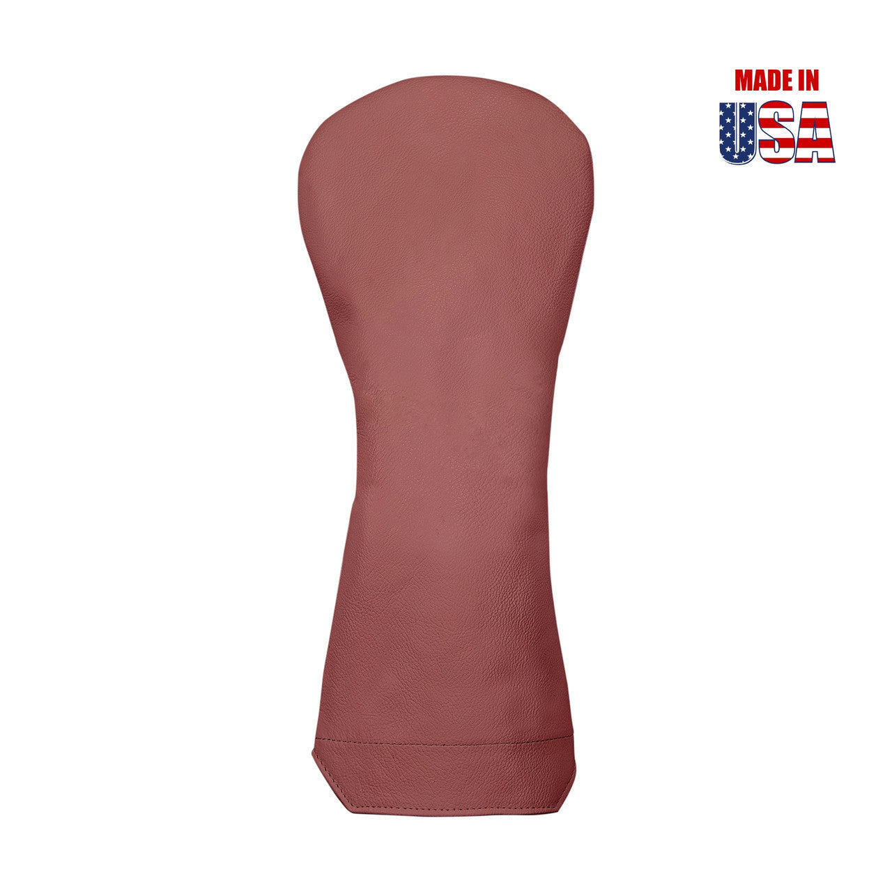 Island Red American Leather Driver Headcover, winstoncollection.com